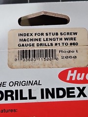 New Huot Drill Index 60 Pcs. .228 – .040 Wire Gauge Drills In Case HSS 1-60