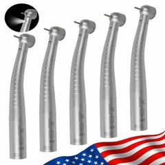 Standard Head Dental Fiber Optic LED Turbine Handpiece fit KAV Coupler YABANG