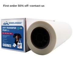 Anti-Slip 31.5in x 328ft Instant Hot Peel DTF Premium Transfer Film Roll