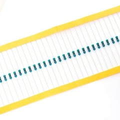 100pcs 1/4W 0.25W 510 Ohm Metal Film Fixed Resistor 0.01 1 Tolerance 510R MF