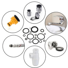 225pcs Rubber O-Ring Seal Kit Nitrile Gasket Assortment Repair Set Box – NEW