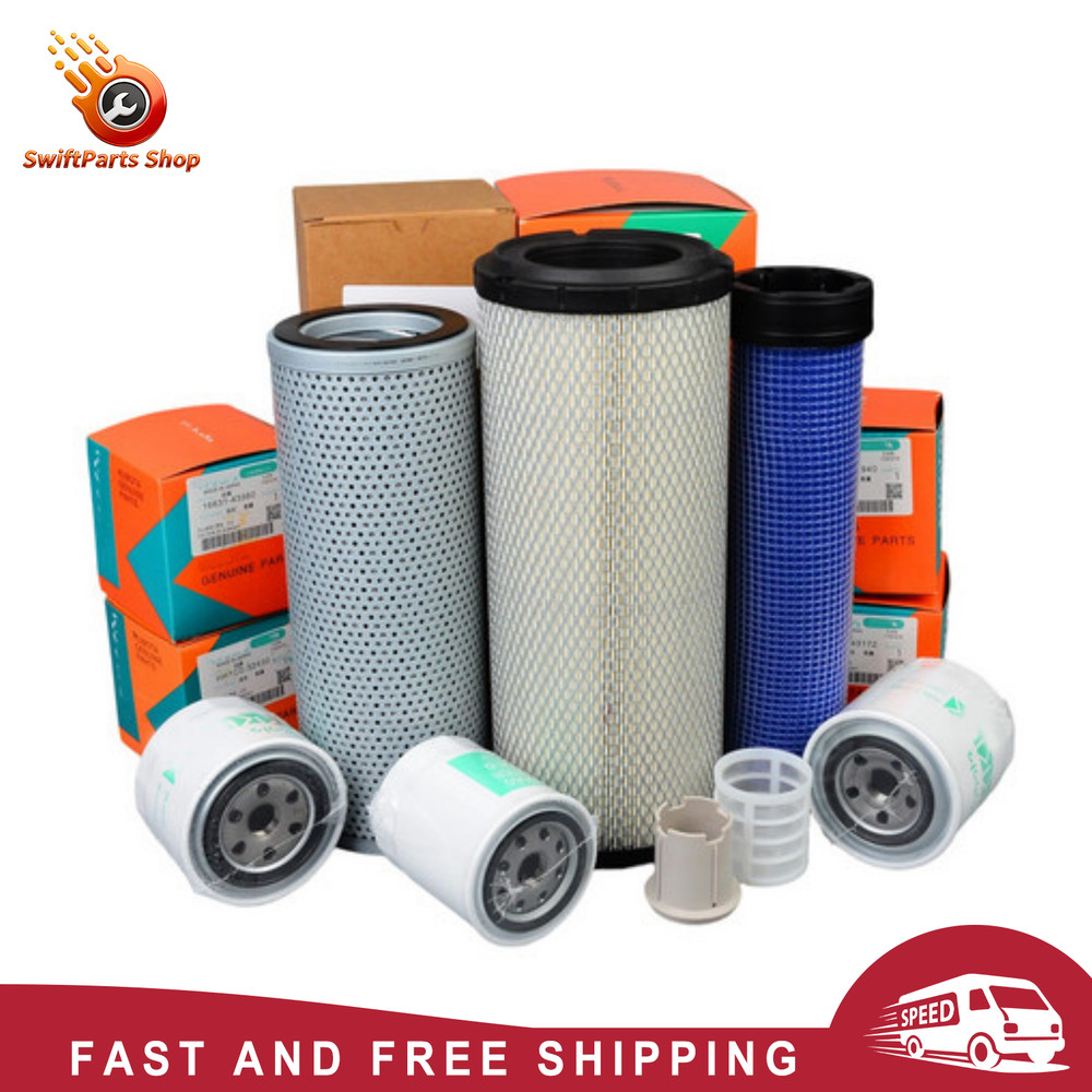 7Pcs Maintenance Filter Kit for Takeuchi TL8R2 Track Loader w/V3307 Engine