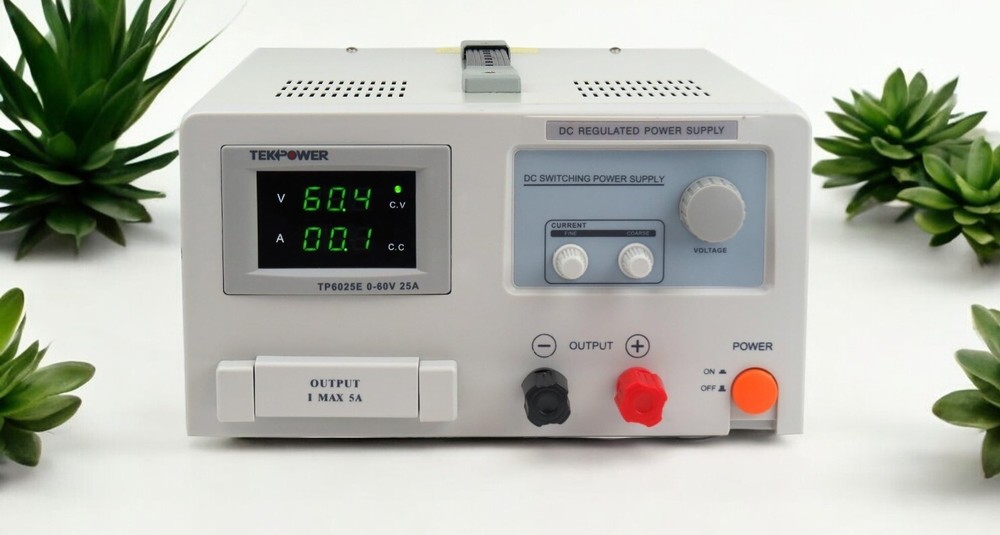 Used TekPower TP6025E DC Power Supply Adjustable Switching 60 Volt 25 AMP