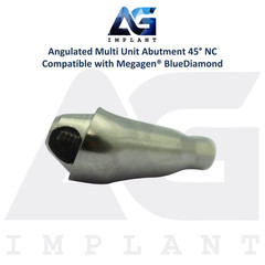 Angled 45° Multi Unit Prosthetic NC Megagen® BlueDiamond Compatible Ø4.8mm