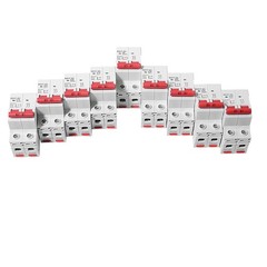 2Pole AC MCB Mini Circuit Breaker 4.5kA 6/10/16/25/32/40/50/63A/125A 250/500V