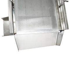 1.5mm Stainless Steel Linear Vibrating Screen Single Layer Sifter Shaker 110V