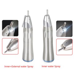 SANDENT Dental 1:1 Fiber Optic LED Straight Handpiece Inner/External Water Spray