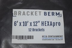 Hexa Containment Berm 6′ x 10′ x 12″ Hexa Pro with Brackets