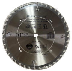 Master Mechanic 10″ x 40T Carbide Tipped Circular Saw Blade Framing & Ripping