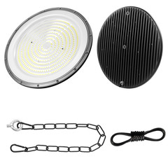 3 Pack 300W Led UFO High Bay Light 300 Watts Commercial Factory Warehouse Light