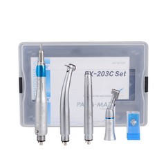 NSK Type Dental PANA MAX LED High Speed Handpiece+Air Scaler+EX203C Low Speed US