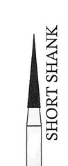 CROSSTECH Dental Diamond Short-Shank NEEDLES-858/014SC(MB7XC) Super Coarse 5Burs