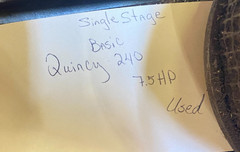 *NOS* Quincy 240 7.5HP W/Electric Controls