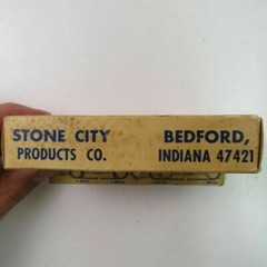 Vintage Lawn Chair Webbing Repair Clamp Stone City Products Bedford IN in Box
