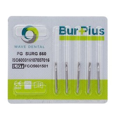 Wave Dental Surgical Burs 557 557L SL Carbide Straight Fissure 25mm FGOS FG SURG