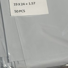 19×24 Poly Mailers Envelopes Shipping Bags White 2.5 mil 50 pack bulk mailers