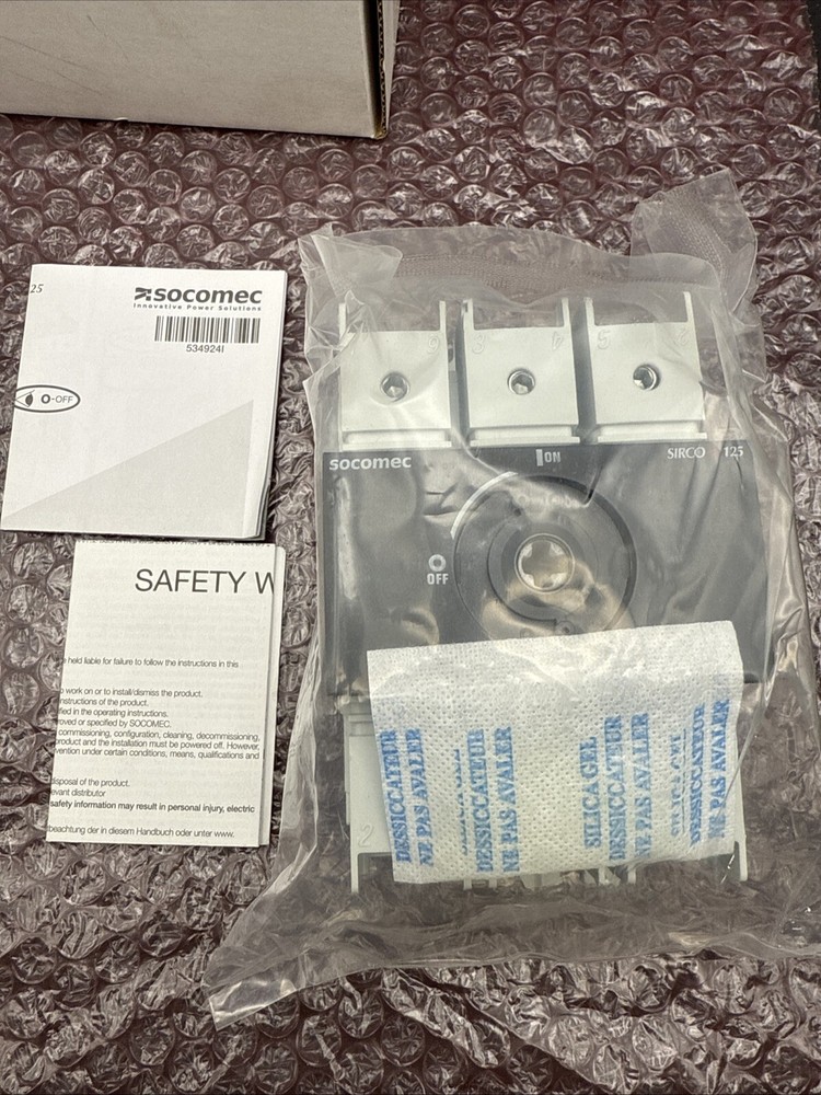 Socomec Sirco M3 3x125A 22003011 Load Break Switch NEW