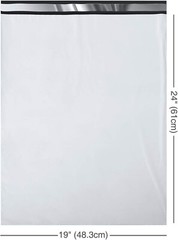 200 Pack White 19×24″ Large POLY Mailer Self Seal Strong BAGS ENVELOPES SHIPPING
