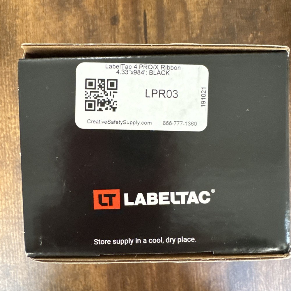 Labeltac LPR03 Pro / X Print Ribbon 4.33″ x 984′” LPR03 (Black)