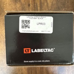 Labeltac LPR03 Pro / X Print Ribbon 4.33″ x 984′” LPR03 (Black)