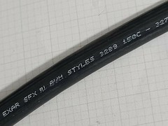 Champlain Cable Exar SFX #2awg Tinned Copper Lead Wire UL-3289 XLPE Black/10ft