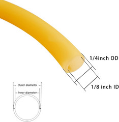 Natural Latex Rubber Tubing, 1/8″ ID X 1/4″ OD 10 Feet Surgical Tubing for Home