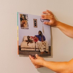 Modern JP Adhesive Vinyl Wall Mount (8-Pack) – Strong Hold Record Clear