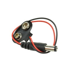 2PCS T type 9V DC Battery Power Cable Barrel Jack Connector for Arduino DIY