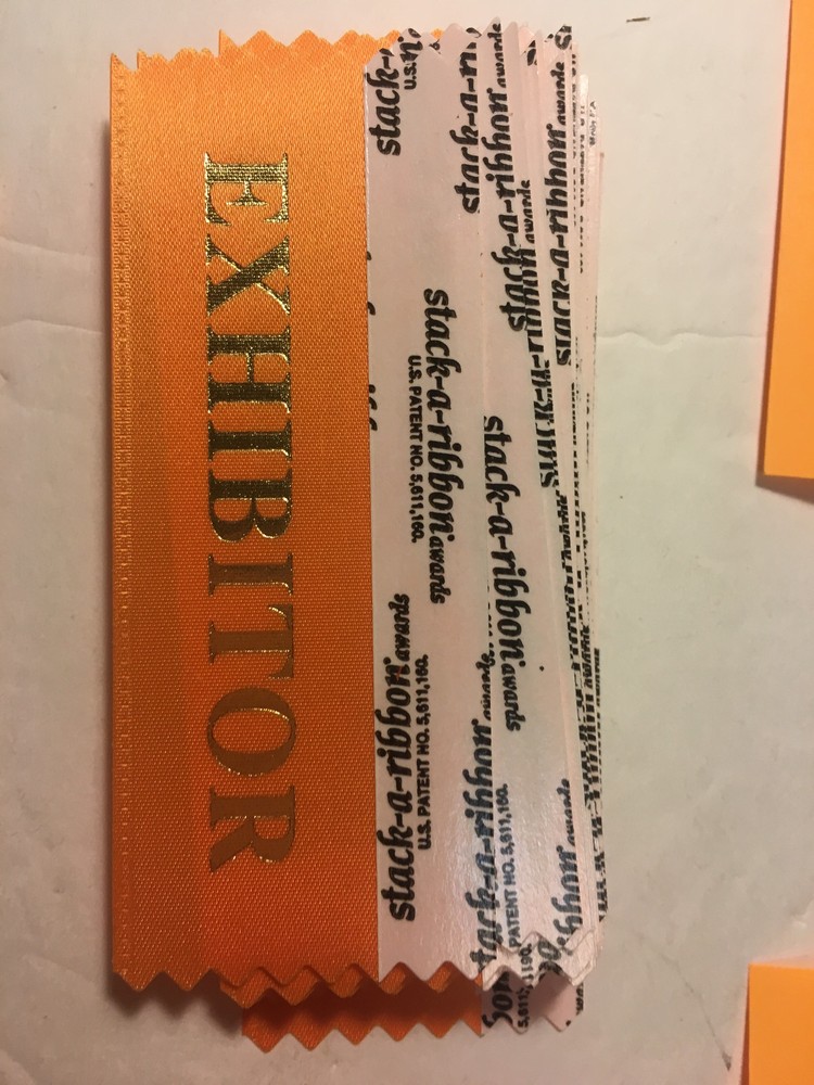 Stack-A-Ribbon Stick-On’s for Name Badges~Conventions/Meetings/Events~PCNAMETAG