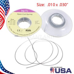 10 Roll Dental Orthodontic Niti Open Coil Spring Spool Dia.010 *030 ” inch 914mm