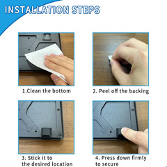 64 Pcs Adhesive Rubber Feet for Electronics, Rubber Bumpers Self Adhesive