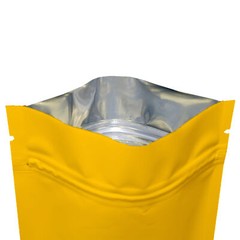 100/200/500 Matte Orange Smell Proof Mylar Foil Bags Resealable Zip Seal Pouch