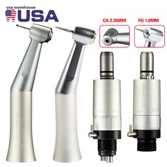 Dental 1:1 Slow Low Speed Handpiece Straight Contra Angle Air Motor /Kit 2H 4H