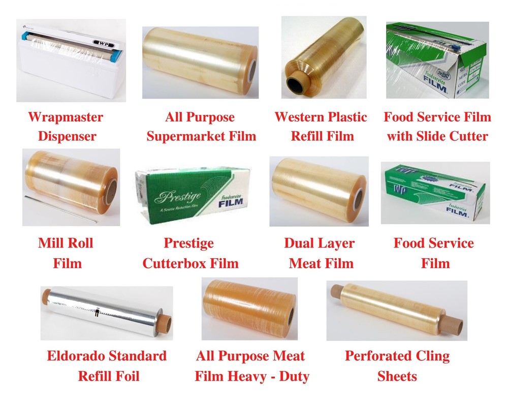 Foodservice Film Meat Produce Plastic Cling Film Rolls Sheets MANY OPTIONS