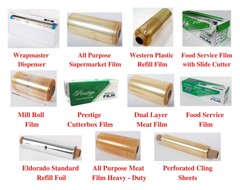 Foodservice Film Meat Produce Plastic Cling Film Rolls Sheets MANY OPTIONS