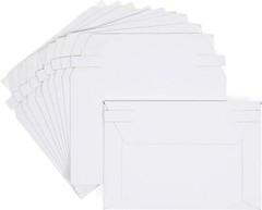 6.5 x 4.5 RIGID PHOTO SHIPPING FLATS CARDBOARD ENVELOPE MAILERS PHOTOS, POSTCARD