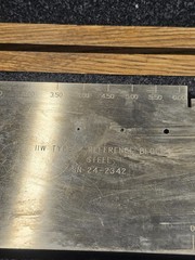 IIW Type 2 Reference Block Steel SN 24-2342 Fitted Wooden Storage Case