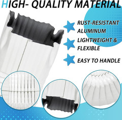 3X4” Downspout Gutter Elbow Style A, 90 Degree Positive Elbow Connector, Easy