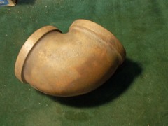 NOS 4″ Cast Iron Standard 90 Elbow Threaded Pipe Fitting ~ Aisle F