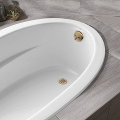 Champagne Bronze Trip Lever Tub Trim Kit 3 x 0.5 x 3 inches,