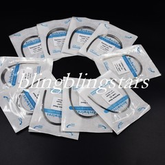 10 Packs Dental Orthodontic Stainless Steel Round Arch Wire Square/Ovoid/Natural