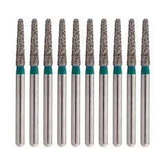10pcs/pk Dental Diamond Burs FG 847KR-016C Modified Flat Taper Coarse High Speed