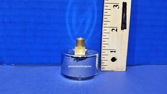 Compressor Pressure Gauge 1/8″ Brass NPT Back Mount 4000 PSI 1.5″ Chrome Case