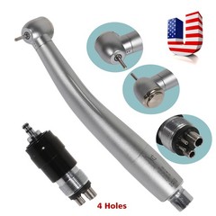 10 PCS NSK Style Dental High Speed Turbine Handpiece with Quick Coupler 4Hole M4