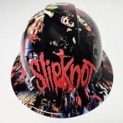 full brim hard hat custom hydro dipped IN SLIPKNOT BAND 25 YEAR COLLAGE NEW