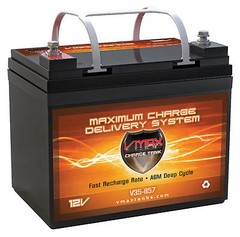 VMAX V35-857-35 12V SLA AGM Group U1 35Ah maintenance free battery for HAM RADIO