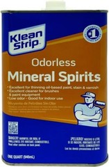 Klean-Strip QKSP94005CA 1 Quart Odorless Mineral Spirits for Interior Jobs