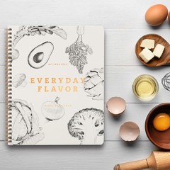Aesthetic Blank Recipe Book for 100+ Cherished Meals – 8.27 x 10 IN, Beige
