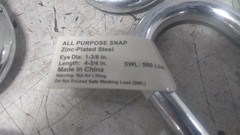 Lucky Line Products 4GGL9 60 Pk 500 Lb Working Load Limit Interlocking Snap