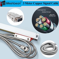 2/3 Axis Digital Readout DRO TTL Linear Glass Scale Encoder CNC Milling Lathe US